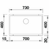 Blanco SUBLINE 700-U Single Bowl Undermount Sink SUBLINE700UBK5 image NaN