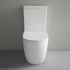 Studio Bagno Hyde Rimless Back To Wall Toilet Suite - Gloss White HYD001 image NaN