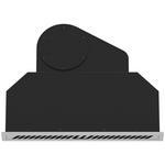 Whispair Barcelona 80 Make Up Air Undermount Rangehood with Air X On Board Motor X2B08S2OAX hero image
