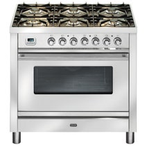 ILVE PW906MPSS 90cm Quadra Series Freestanding Dual Fuel Oven/Stove hero image