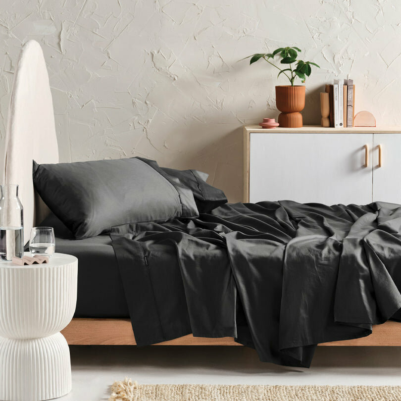 Linen House Augusta 500TC Magnet King Fitted Sheet 50cm 01843D055 hero image