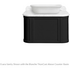 Turner Hastings Evara 75x53 Wall Hung Vanity with Real Marble Top To Suit Above Counter Basin Volcanic Ash NTH EV754-VA-NTH image NaN