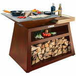 Quan Garden Art Quan Medium Island BBQ Corten 5907771390048 hero image