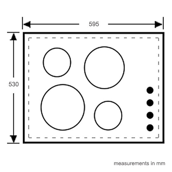 Electrolux 60cm Natural Gas Cooktop EHG645BD hero image