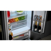 Haier 489L French Door Frost Free Fridge Satina Silver HRF520FS hero image