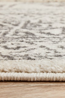 Rug Culture Chrome Oversize Silver & Off White Rug 400X300CM - CRO-ADD-SIL-400X300 hero image