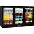 Rhino 330L Heated Glass Three Door Under Bench Beverage Centre Black SG3H-B-HD image NaN