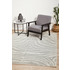Rug Culture Chrome Medium Silver & Off White Rug 230X160CM - CRO-SAV-SIL-230X160 image NaN