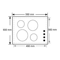Samsung NA64H3030AS Gas Cooktop hero image