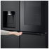 LG 508L French Door InstaView Door-in-Door Fridge with In-door Ice & Water Dispenser Matte Black GF-V500MBLC image NaN