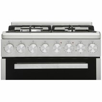 Euromaid 54cm Dual Fuel Upright Cooker Stainless Steel EFS54FC-DDS hero image