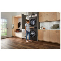 LG 12kg/9kg WashTower All-In-One Stacked Washer Dryer Platinum Black WWT-1209B hero image