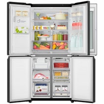 LG 508L Slim French Door Fridge Matte Black GF-V570MBLC hero image