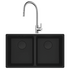 Franke Maris Double Bowl Sink and Tap Pack MRG620BMBTA9601 image NaN