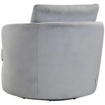 Kalona Toledo Grey Swivel Armchair - 186SA-1P-TX1224 hero image
