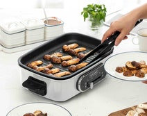 Morphy Richards Multifunction Pot with Hot Pot White MRMP25WT hero image
