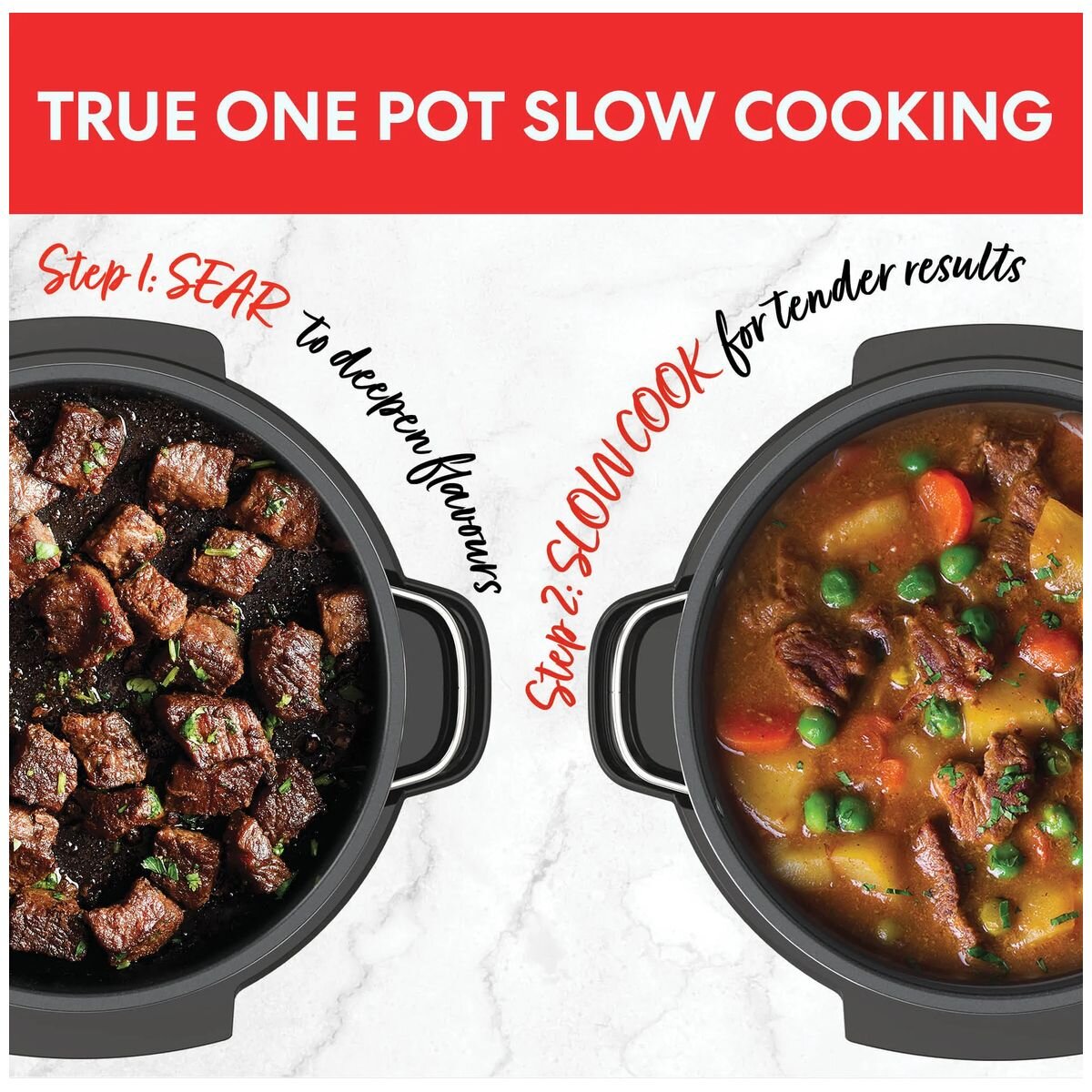 Instant Pot Superior Slow Cooker- Black 140612801AU - Main Image