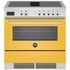 Bertazzoni 90cm Professional Airtec Yellow Induction Freestanding Oven with Integrated Downdraft PROCH94I1EGIT image NaN