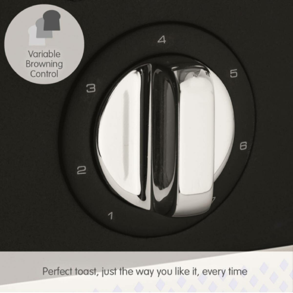 Morphy Richards Illumination Black Stainless Steel 4 Slice Toaster 248020 hero image