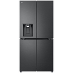 LG 506L French Door Fridge with Slim In-Door Ice and Water Dispenser Matte Black GF-L500MBL hero image