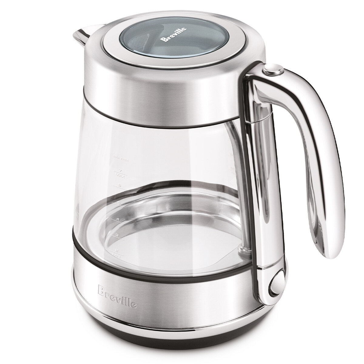 Stainless Steel Breville Illuminating Kettle Breville The Crystal