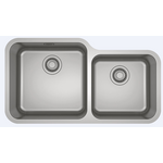 Franke Bell 1.3/4 Bowl Undermount Sink with Extension Drainer BCX1204235FPC hero image