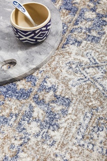 Rug Culture Mayfair Medium Ocean Blue Rug 200X200CM - MAY-HUG-OCE-200X200 hero image