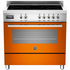 Bertazzoni 90cm Professional Series Freestanding Electric Oven/Induction Stove PRO905IMFESART image NaN