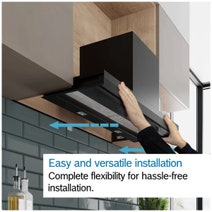 Bosch 60cm Series 6 Integrated Rangehood Matte Black DBB67DP60A hero image