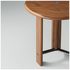 Kalona Paramount 45cm Round Side Table Dark Walnut PARA11AWADNATBRZD450 image NaN