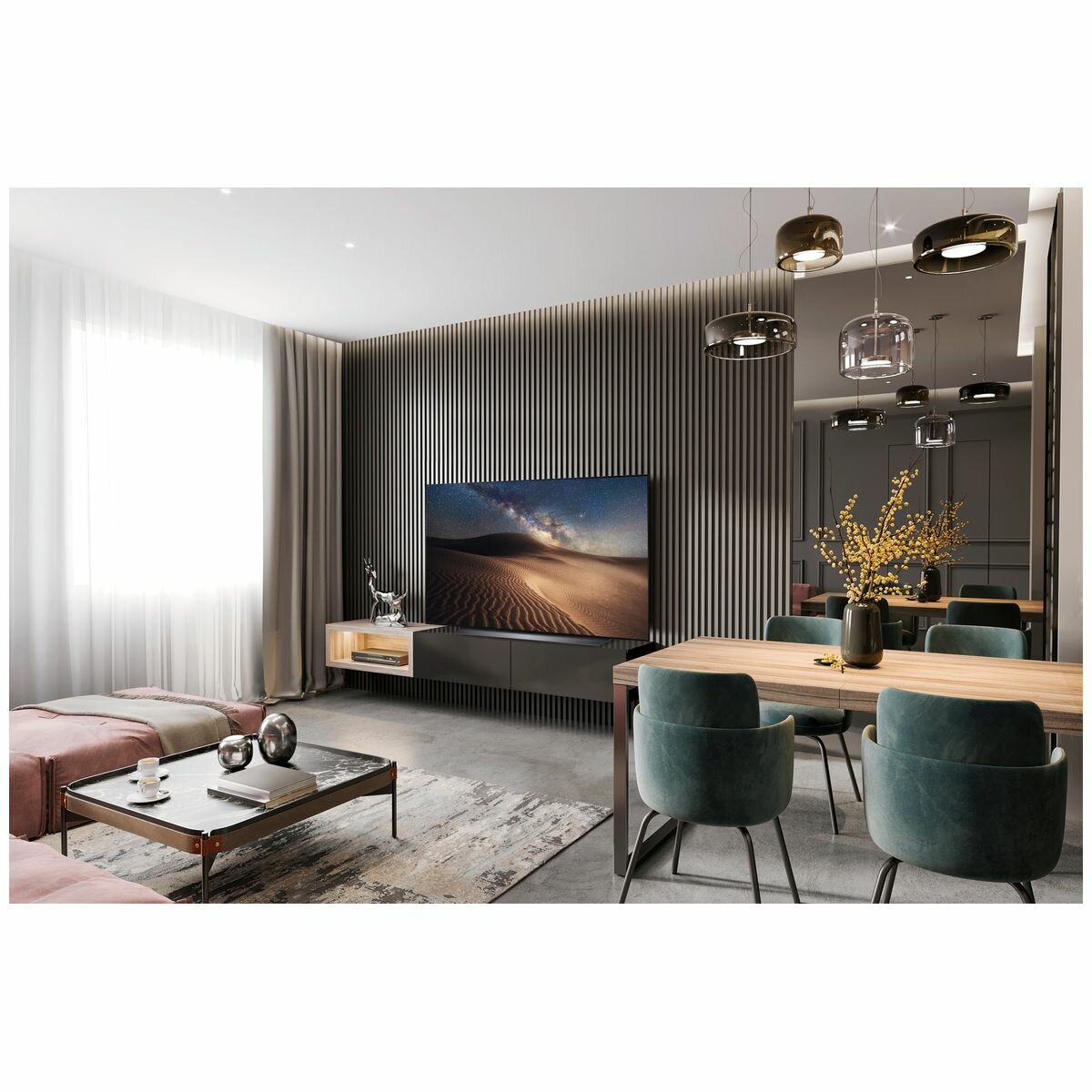LG 65 Inch CS Series 4K UHD HDR Smart OLED TV OLED65CSPSA hero image