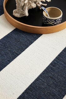 Rug Culture Seaside Large Navy & White Rug 280X190CM - SSD4444-NVWH-280X190 hero image