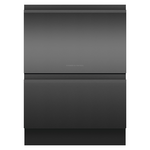 Fisher & Paykel Series 9 Contemporary Double DishDrawer Dishwasher Black Steel DD60D4NB9 hero image
