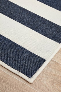 Rug Culture Seaside Medium Navy & White Rug 220X150CM - SSD4444-NVWH-220X150 hero image