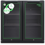 Husky 173L Eco Double Door Back Bar Drinks Chiller Black C2HECO840BKAU hero image