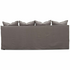 Kalona KAUAI Three Seater Sofa Coal WS-203-01-COAL-01 image NaN