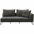 Kalona VAEROY Right Arm Facing Sofa with Upholstered Cover Pewter WS-208-02-VILA-27 image NaN