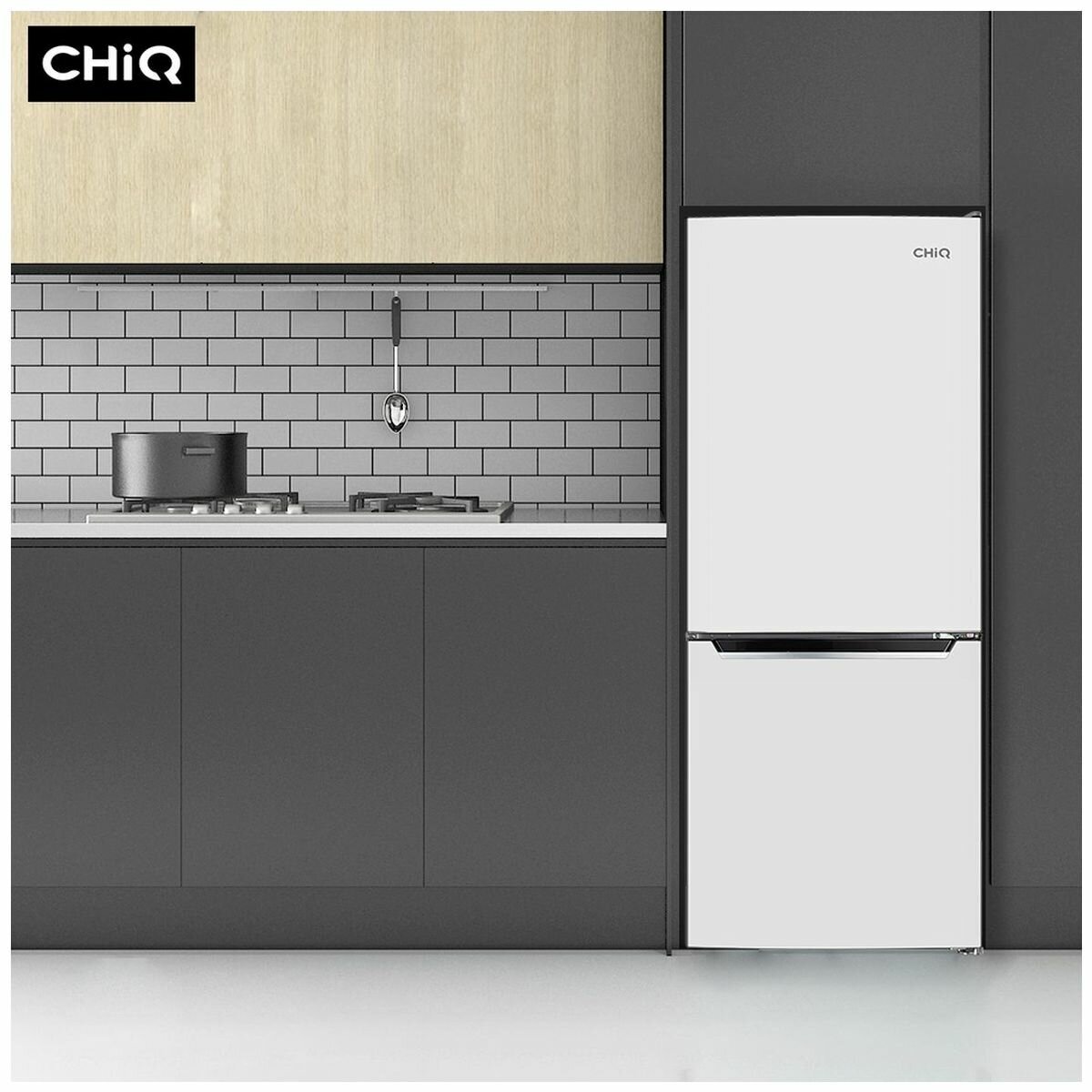 CHiQ 283L Bottom Mount Fridge CBM283NW hero image
