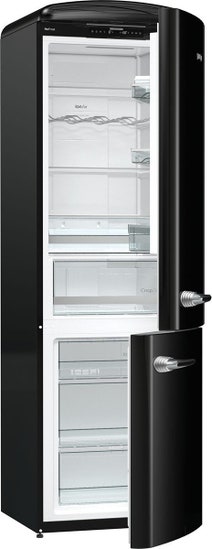 Gorenje 329L Retro Style Bottom Mount Fridge ONRK192BK hero image
