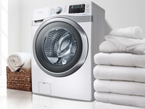 Samsung WF16J9000KW Front Load Washing Machine hero image