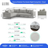 Kalona Vaeroy Modular Five Seater Right Facing Sofa Cloud 208-03B-02B-VILA-11 image NaN