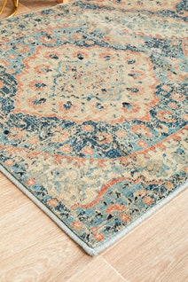 Rug Culture Odyssey Large Navy Multi-coloured Rug 400X80CM - ODY-150-NAVY-400X80 hero image
