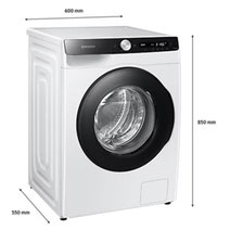 Samsung 8.5kg Personalised BubbleWash Front Load Washing Machine WW85T504DAE hero image