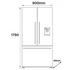 Fisher & Paykel RF610ADUSX5 614L French Door Fridge image NaN