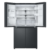 LG 638L Door-in-Door French Door Fridge Matte Black GF-D700MBLC hero image