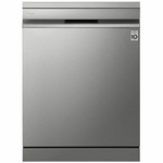 LG 60cm 15 Place QuadWash Dishwasher in Platinum Steel Finish with TrueSteam XD3A25PS hero image