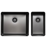 Titan Large and Small Bowl Sink Gunmetal TSGM5228 hero image