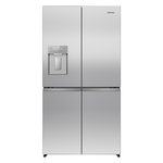Hisense 640L PureFlex French Door Refrigerator with Non-Plumbed Ice and Water Dispenser Stainless Steel HRCD640TSW hero image