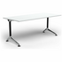 OLG Modulus Single Desk 1800x750 White Worktop with Black and Chrome Frame OG_MD1875C_W image NaN