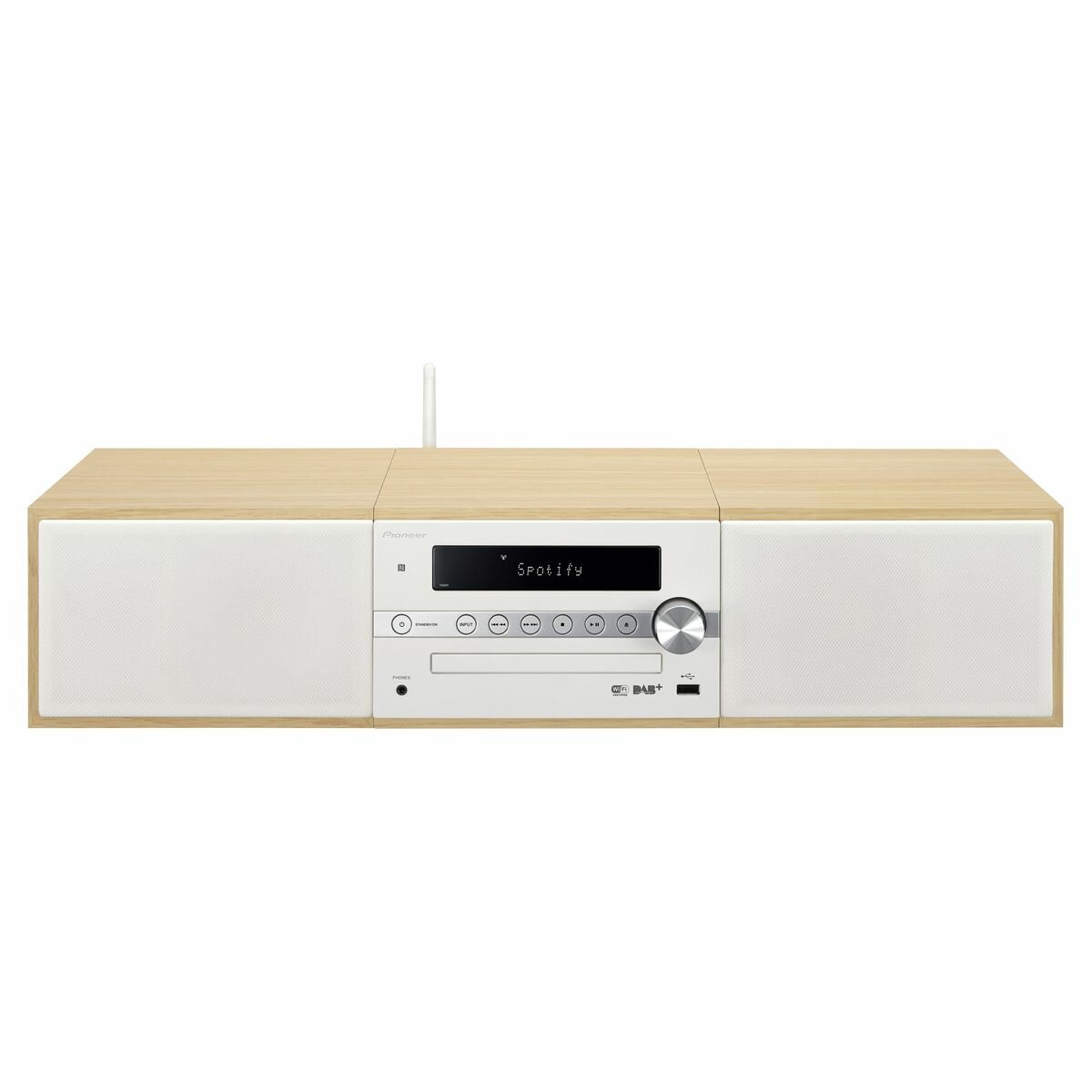 Pioneer Network Hi-Fi System with Bluetooth and DAB White CM66DW hero image